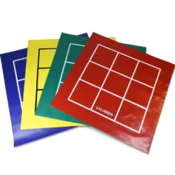 4 Poengmatter i 4 farger 100x100 cm