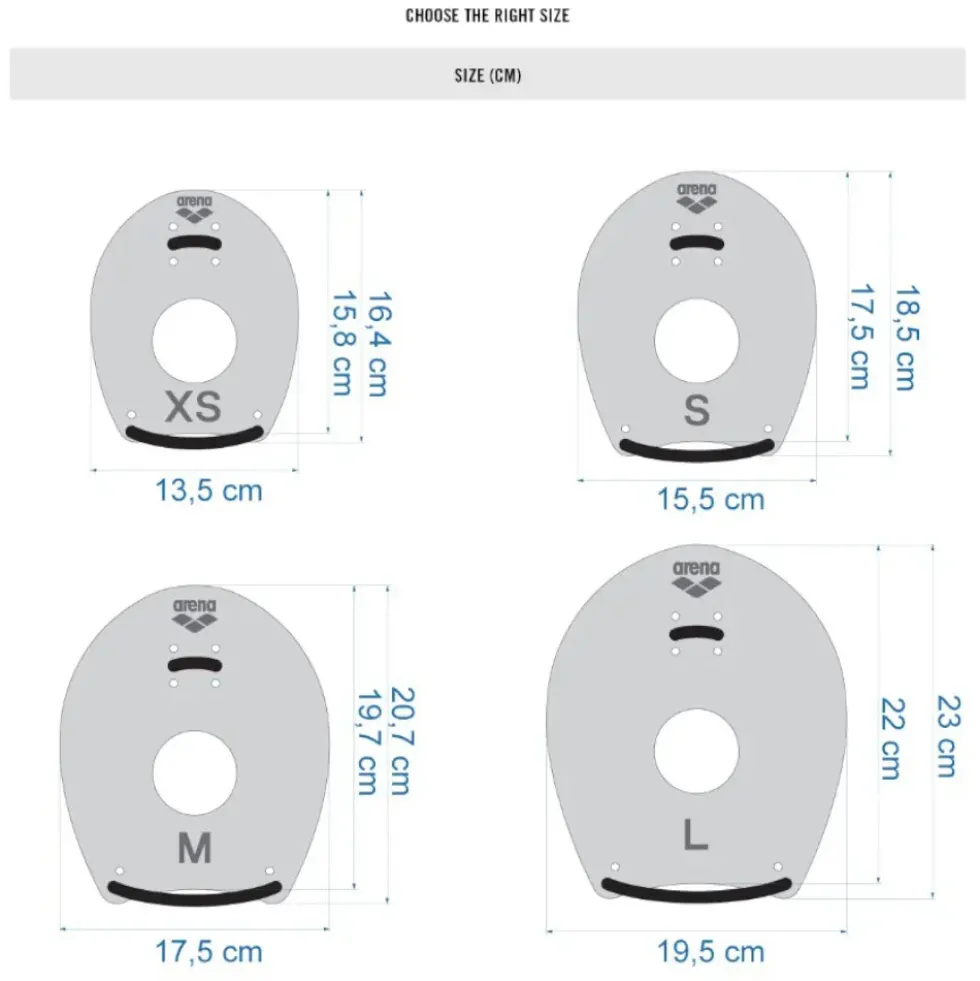 Arena Elite Hand Paddles 2