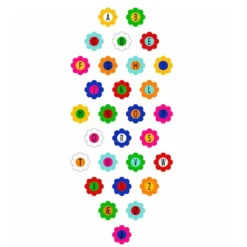 Asfaltmaling Blomster A-Å