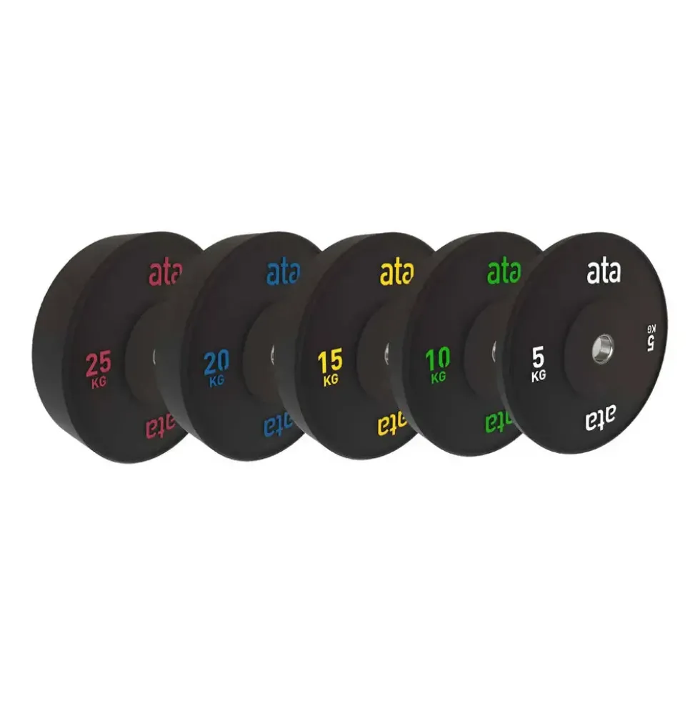 ata Pro Elite Bumper Plate Pakke 150 kg