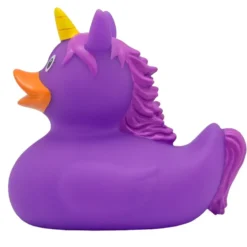 Badeand Enhjørning Lilla