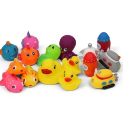 Badeleker - forskjellige figurer