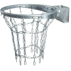 Basketballkurv med nett og plate