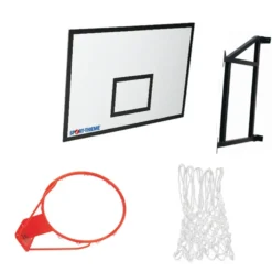 Basketballsett med kurv, nettog plate