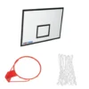 Basketballsett med kurv, nettog plate