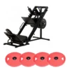 Benpress Hacklift med 100 kg vekskiver