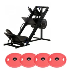 Benpress Hacklift med 100 kg vekskiver