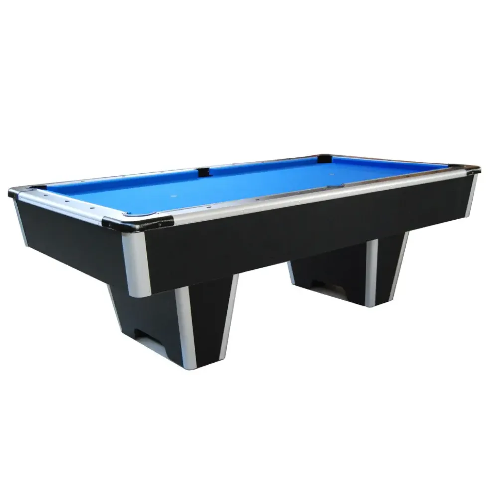 Biljardbord Eagle sort 8' med hjul