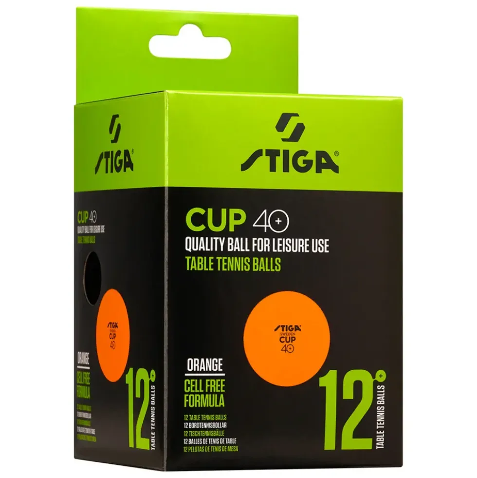 Bordtennisballer Stiga Cup Oransje
