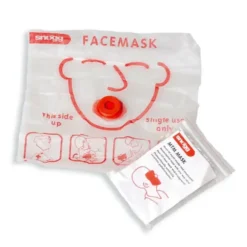Facemask med enveisventil