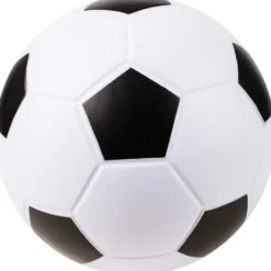 Fotball i PU-skum 20 cm svart/hvit
