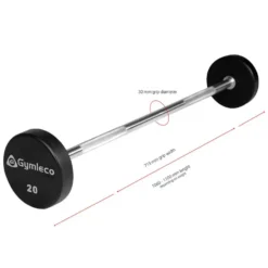 Gymleco vektstang med fast vekt 7,5 kg