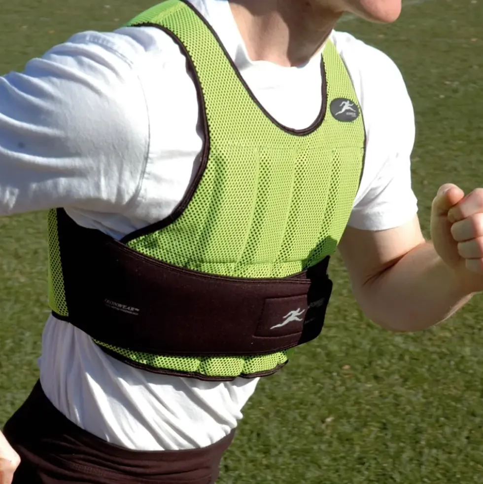 Ironwear kort vektvest Gul 4,5 kg
