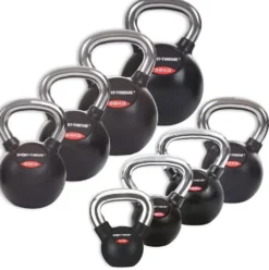 Kettlebells Gummiert Glatt kromhåndtak