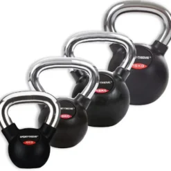 Kettlebells Gummiert Glatt kromhåndtak