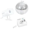 LED projektor med Speilball 30 cmD