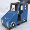 Lekehus | Bil blå