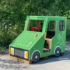 Lekehus | Bil grønn