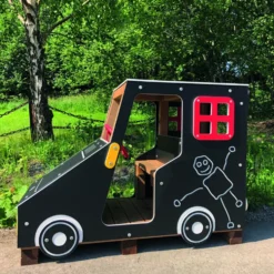 Lekehus | Bil svart