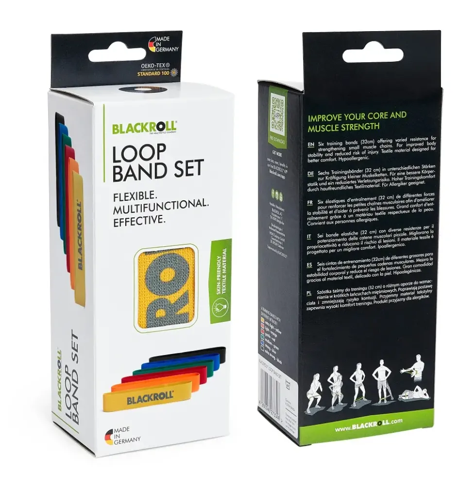 Miniband Blackroll i tekstil | Lateksfri