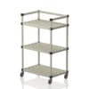 Oppbevaringshylle med hjul | Beige