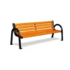 Parkbenk Classic II med rygg 1,8 m