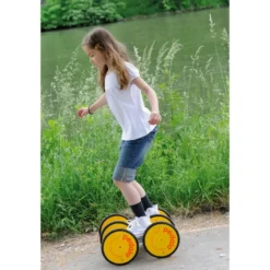 Pedalo Classic Dobbel med svarte hjul