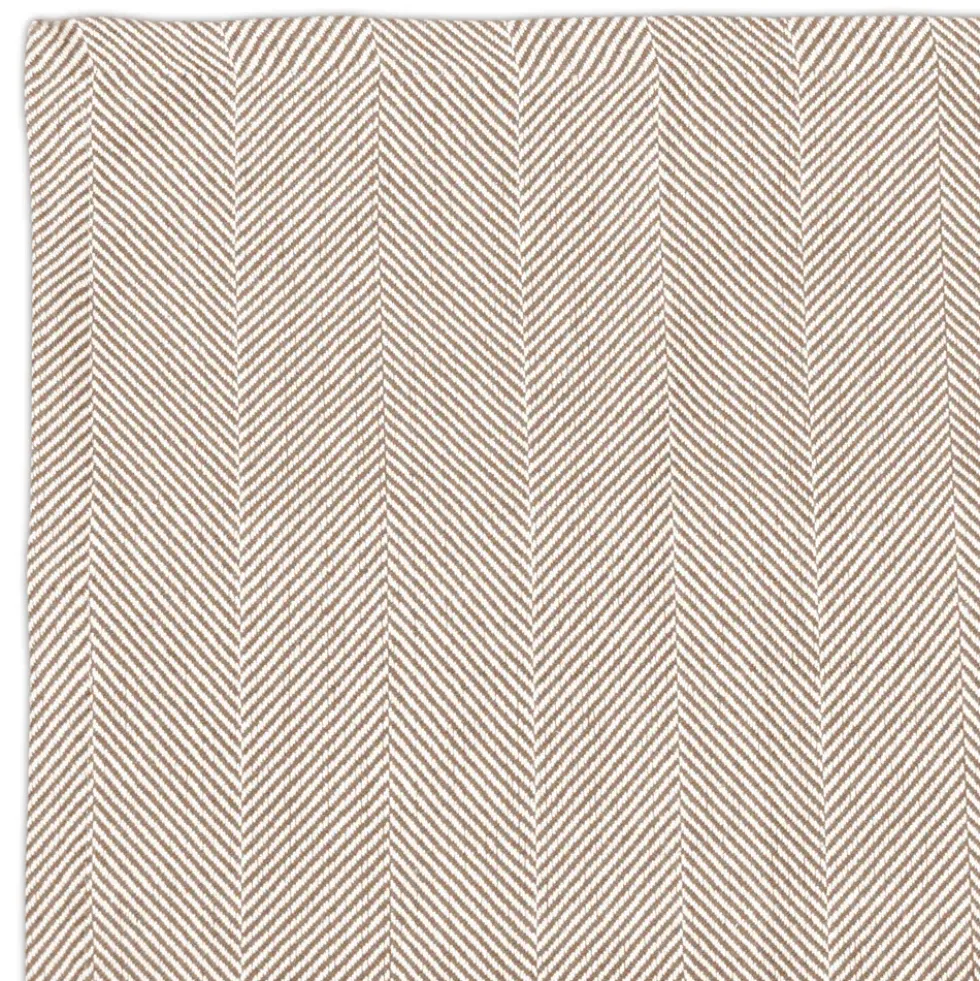 Pledd i håndvevd bomull