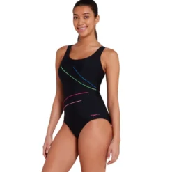 Prism Geo Adj. Scoopback Badedrakt EU36