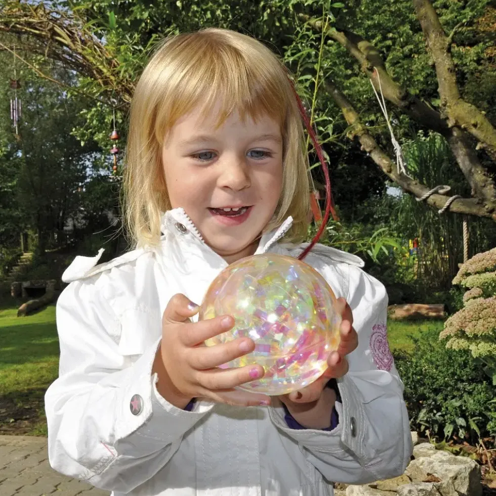 Regnbueball Diamant 10 cm | 6 stk.