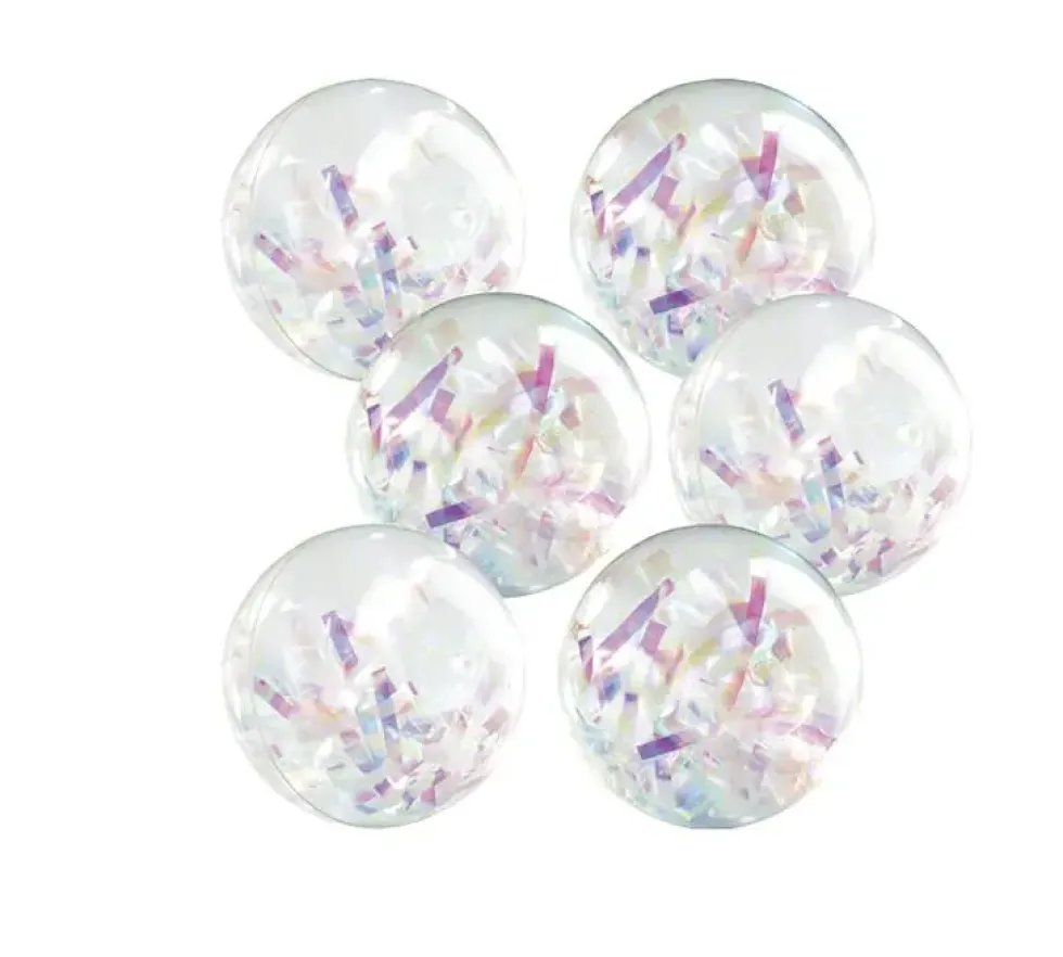 Regnbueball Diamant 10 cm | 6 stk.