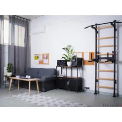Ribbevegg BenchK 512 Svart