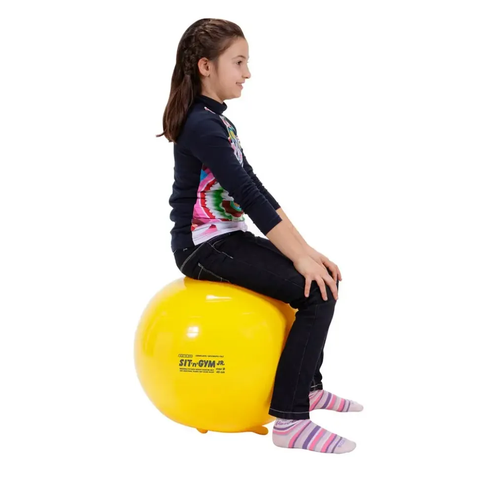 Sitteball Sit'n Gym 45cm Jr. Gul