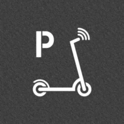 Sjablong - Parkering for sparkesykkel