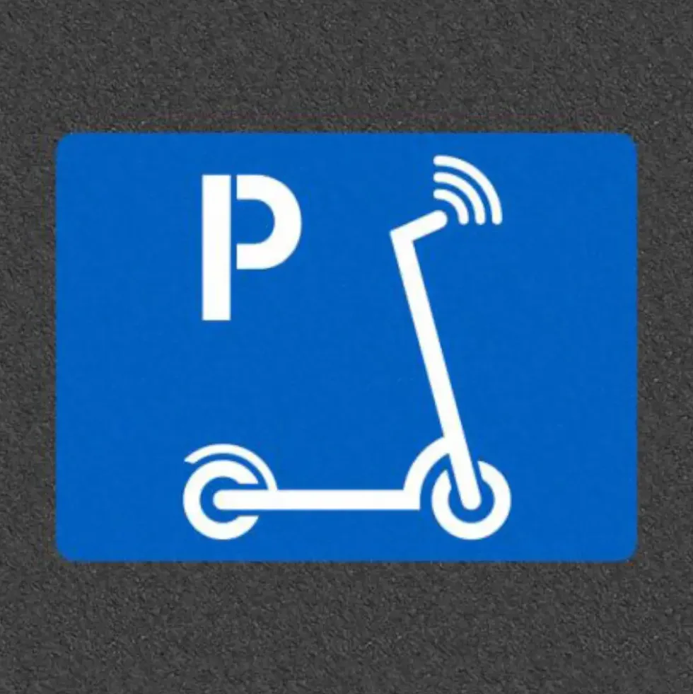 Sjablong - Parkering for sparkesykkel