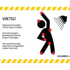 Skilt A3 - vaskeanvisning