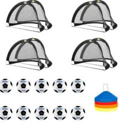 Smålagsfotball til 4 baner | Pop-up mål
