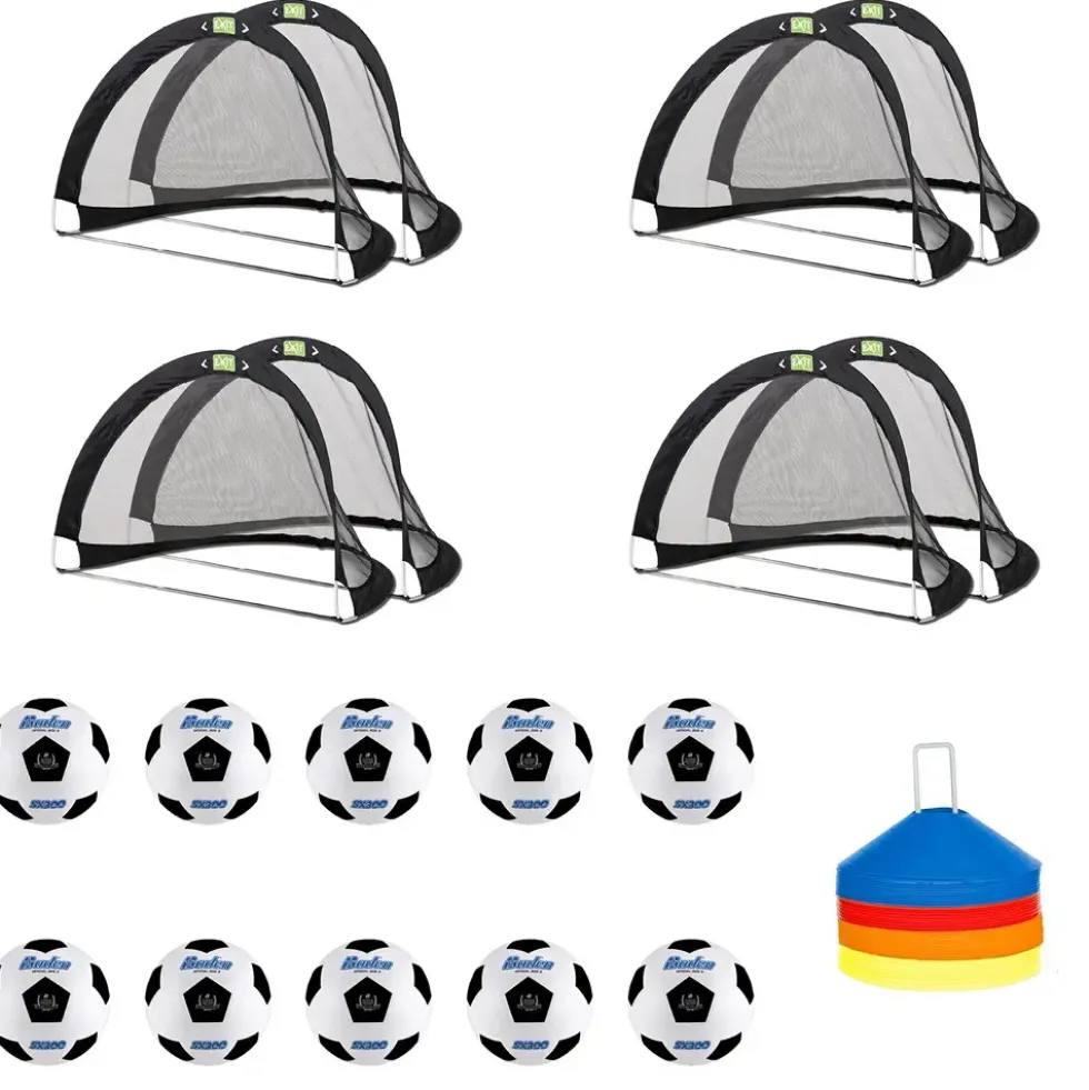 Smålagsfotball til 4 baner | Pop-up mål