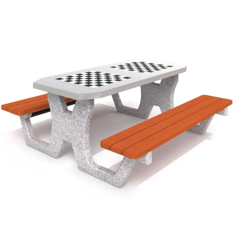 Spillbord | Sjakkbord i betong