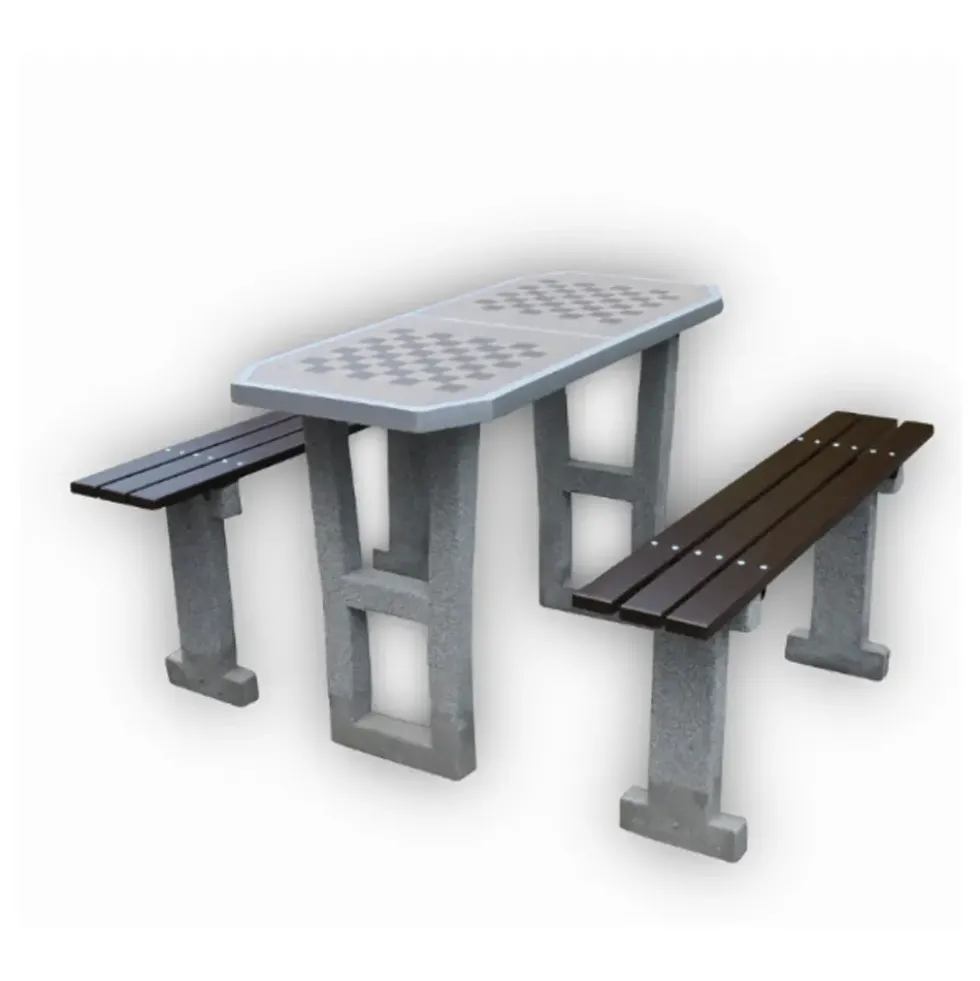 Spillbord | Sjakkbord i betong