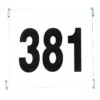 Startnummer engangs 1-250