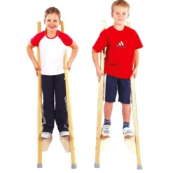 Stylter av tre 140 cm, 1 par