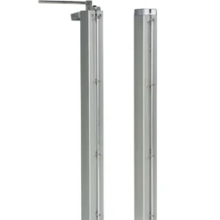 Tennisstolper aluminium 80x80mm profil