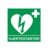 Tilbehør - Skilt til hjertestarter