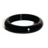 Tyggesmykke armring sort