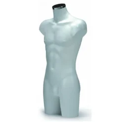 Utstillingsdukke Torso Herre 3/4
