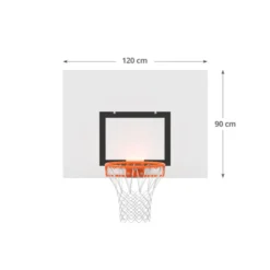 Vegghengt basketstativ med standard kurv
