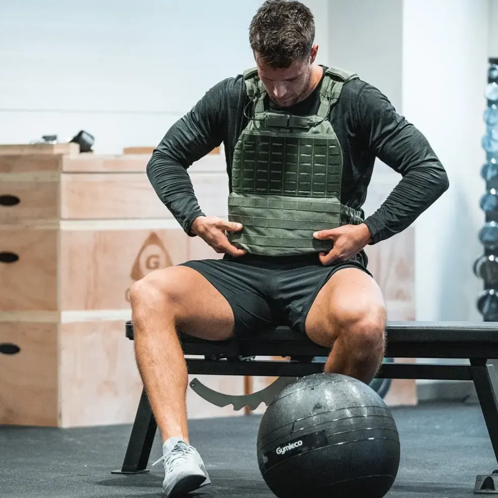 Vektvest Gymleco 9 kg | Grønn