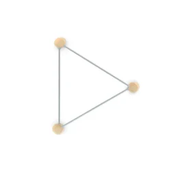 Voltstenger 3-kant Robinia